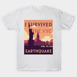 I Survived The Nyc Earthquake T-Shirt